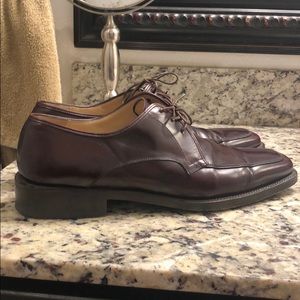 Salvatore Ferragamo Cordovan Lace-Up Loafers Men’s
